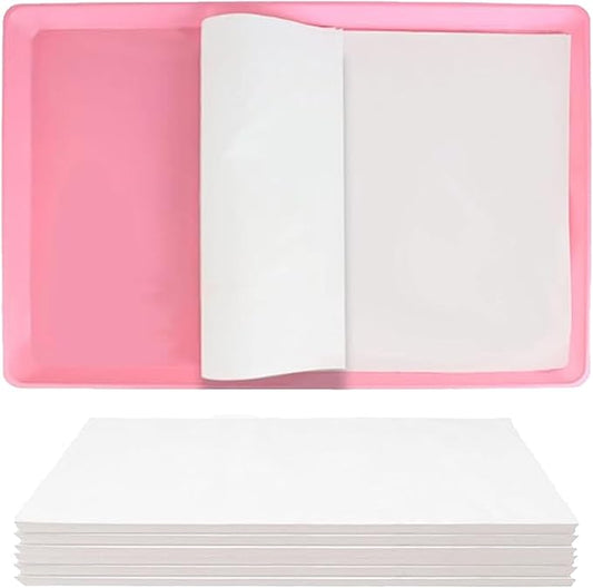 ZIQON 100 Pcs Bird Cage Liner Papers Big Size Cage Paper Liners Disposable Cage Paper Liners Precut Absorbent Cushion Pad Mat Accessories for Pet Bird Parrot