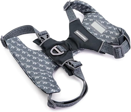 Winchester Pet No-Pull Adjustable Soft Padded Dog Vest Harness with Reflective Stitching, Stretch Limo, Extra Large