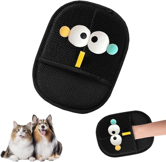 Tyasoleil Pet Hair Removal Gloves, Anti-Static Deshedding Gloves for Dogs & Cats - Reusable Grooming & Cleaning Gloves for Furniture, Clothes, Sofa, Car Seats - Double-Sided Brush Design