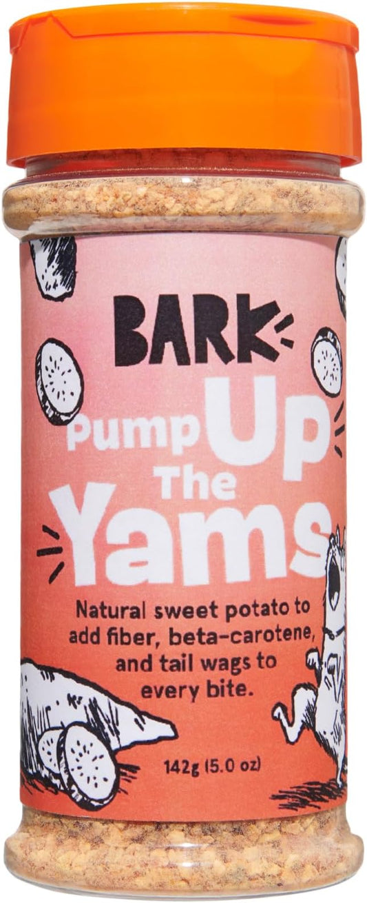 Barkbox - Pump Up The Yams - Dry Dog Food Topper with Superfood Sweet Potato, Single Ingredient - Meal Flavor Enhancer for Large & Small Breeds - 5oz