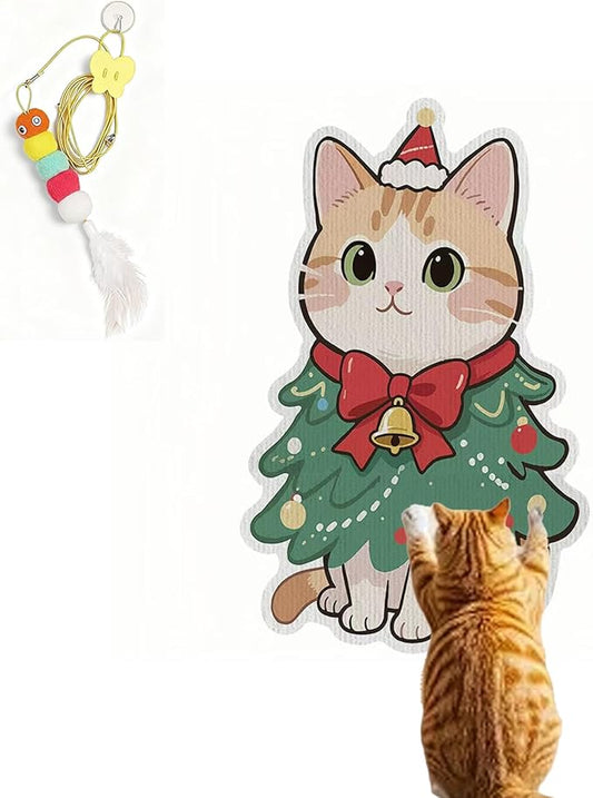 Wall Mounted Cat Scratching Pad with Back Adhesive Self-Adhesive Cat Scratcher Board for Wall Door Sofa and Floor Extra Large Durable Cat Scratcher Mat for Indoor Cats for Cat Lovers