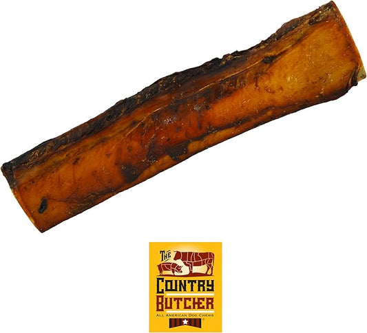 10" Beef Rib Dog Bones for Small, Medium and Large Breed Dogs, Natural, Tough, Dental Treat, Chew Toy, Made in The USA, 8 Count