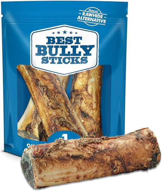 Best Bully Sticks Marrow Bones - 3 Count (Pack of 1) - USA Packed, Healthy Snack, Grass-Fed Beef, Long-Lasting, Great for Large Breeds