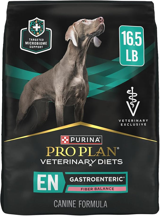 Pro Plan Veterinary Diets Purina EN Gastroenteric Fiber Balance Canine Formula Dog Food Dry - 16.5 lb. Bag