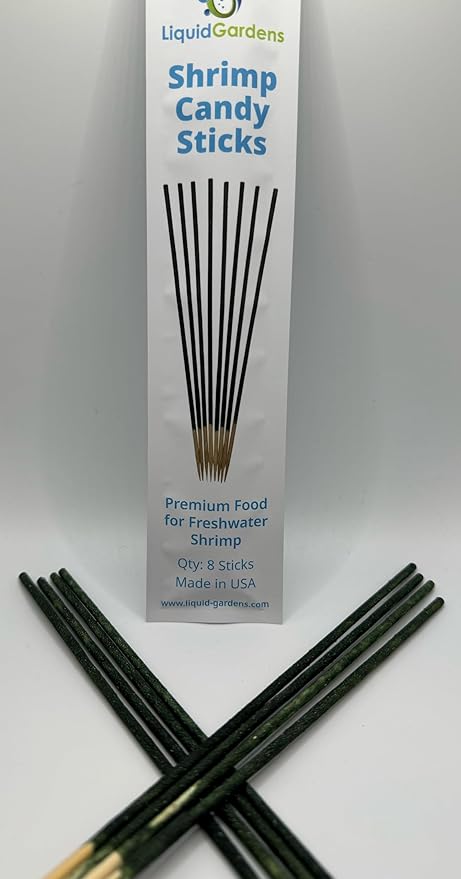 Liquid Gardens All Natural Shrimp Candy Sticks Qty 8 "Shrimp Lollies