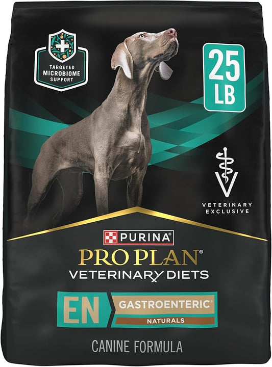 Pro Plan Veterinary Diets Purina EN Gastroenteric Naturals with Added Vitamins, Minerals and Nutrients Canine Dry Natural Dog Food - 25 lb. Bag