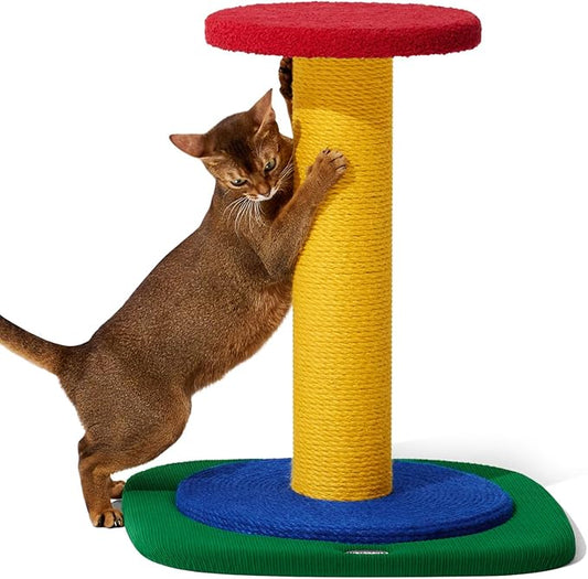 VETRESKA 22" Cat Tree, Sisal Scratching Posts with Stable Base, Indoor Cats Furniture Activity Center for Cats Kittens(Two Platform)