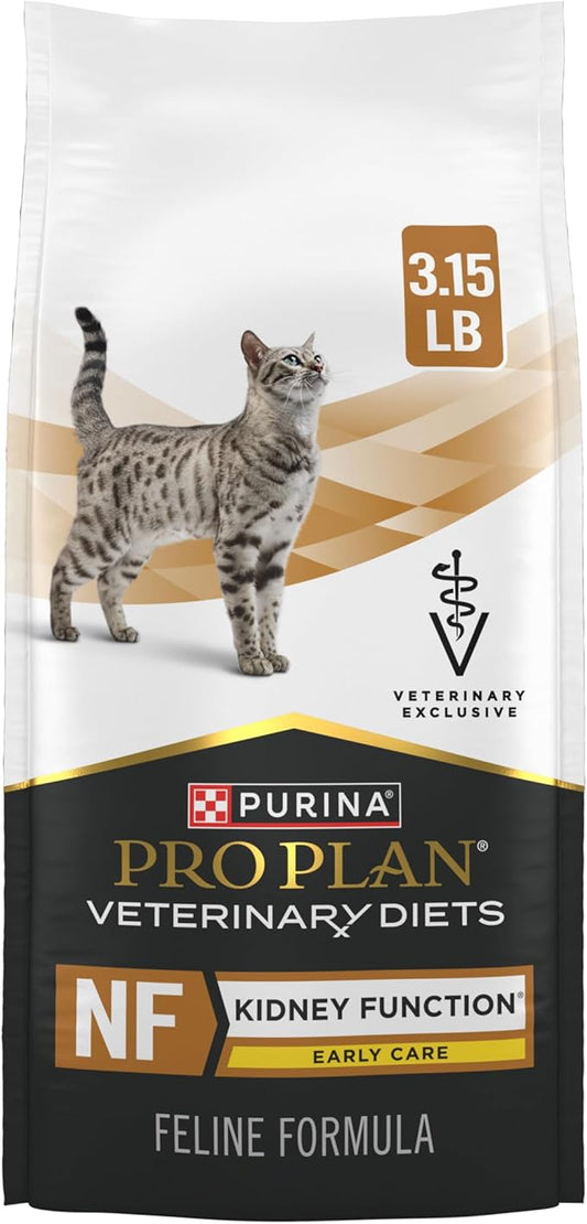 Pro Plan Veterinary Diets Purina NF Kidney Function Early Care Feline Formula Adult Dry Cat Food - 3.15 lb. Bag