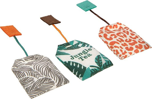SmartyKat Instincts 3-Pack HappyNip Tricky Tea Bags Cat Toys, Contains Catnip & Silvervine - Multicolor, 3-Pack