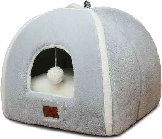 Cat Bed for Indoor Cats - Cat Cave Bed Cat House Cat Tent with Removable Washable Cushioned Pillow, Soft and Self Warming Kitten beds, Pet Bed（Large Greyï¼?,Title,Default Title,,,,,B09XTDKC5K,,,PetPartnerCare Shop,,0,0,0,30,30,
b0dlk3jnf3,Calming Cat Beds