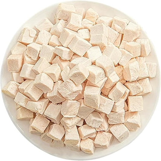 Freeze Dried Chicken Cat and Dog Treats 21.3 OZ ??Single Ingredient Chicken Meat High Protein, Bite-Sized Pet Training Snacks or Food Topper for Small Dogs Cats