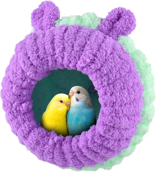KATUMO Conure Nest, Bird Breeding Nest Cockatiel Snuggle Bed for Budgie, Parakeet, Cockatiel, Conure, Lovebird, Canary, Finch, Hamster, Small Pets