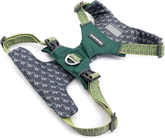 Winchester Pet No-Pull Adjustable Soft Padded Dog Vest Harness with Reflective Stitching, Smoke Pine, Small