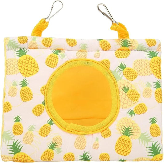 Zerodis Parrot Hammock, Birds Hammock Hut Bird Bed House Tent Budgie Shed Hanging Snuggle Cave Nest for Lovebirds Cockatiels