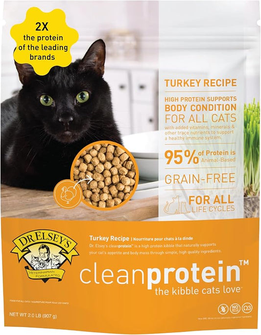 Dr. Elsey's cleanprotein Turkey Cat Kibble 6.6 lb Bag