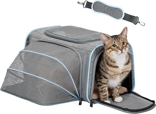 Petsfit Small Cat Carrier Soft Airline Approved Expandable Carrier for Kitten Puppy Bunny, 16"X10"X9??,Title,Default Title,,,,,B0C62BBX2S,,,PetPartnerCare Shop,,0,0,0,15,15,
b00kmqpgk6,Petsfit Expandable Cat Carrier Dog Carriers