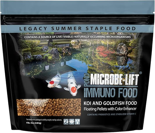 MICROBE-LIFT MLLILG Immuno Stimulant Fish Food Sticks for Ponds, Water Gardens, and Fountains, Safe for Live Goldfish and Koi, 4.5 Pounds