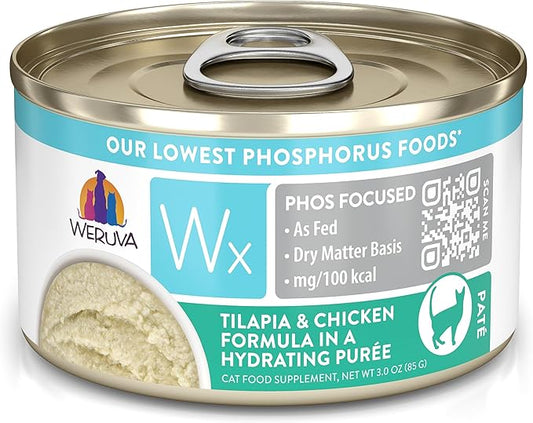 Weruva Wx Phos Focused Natural Wet Cat Food, Our Lowest Phosphorus Formulas