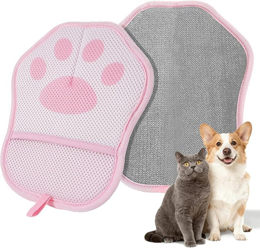 FlowFish 1 Pack Pet Hair Removal Electrostatic Glove for Dogs and Pets, Washable & Reusable Electrostatic Pet Hair Remover Glove, Durable Pet Hair Removal Tool for Multi-Occasions