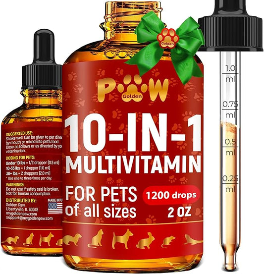 Cat Multivitamin B, C, & D3 ??Liquid 10 in 1 Multivitamin for Dogs ??Dog Vitamins and Supplements to Help with Allergies & UTIs ??Cat Vitamins for Skin & Coat ??Glucosamine for HIPS & Joints ??2 Oz