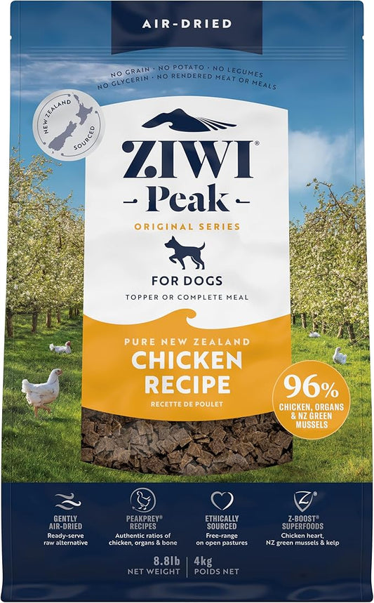 ZIWI Peak Air-Dried Dog Food ??Chicken - All Natural, High Protein, Grain Free, Limited Ingredient w/ Superfoods (140.8oz)