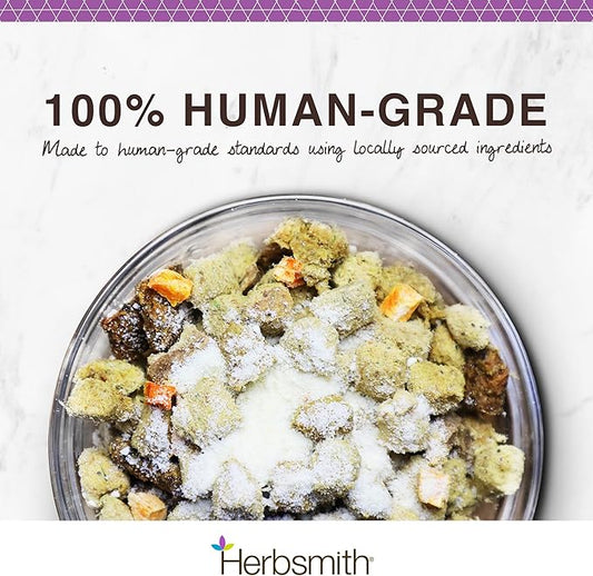 Herbsmith Sassy Cat - Kibble Seasoning - Freeze Dried Food Topper - Premium White Cheddar