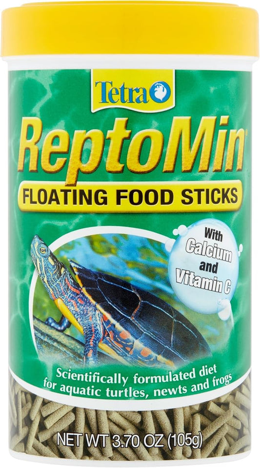 Tetra ReptoMin Floating Food Sticks, Food for Aquatic Turtles, Newts and Frogs, 3.7 oz